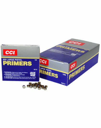 CCI PRIMERS 300 LARGE PISTOL