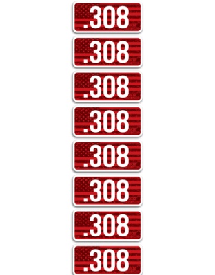 MTM AMMO CALIBER LABELS 308