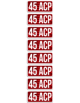 MTM AMMO CALIBER LABELS 45ACP
