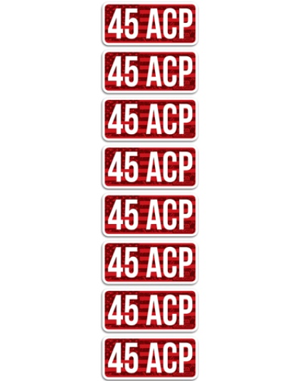 MTM AMMO CALIBER LABELS 45ACP