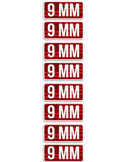 MTM AMMO CALIBER LABELS 9MM