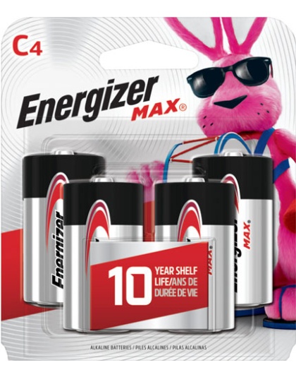 ENERGIZER MAX BATTERIES C